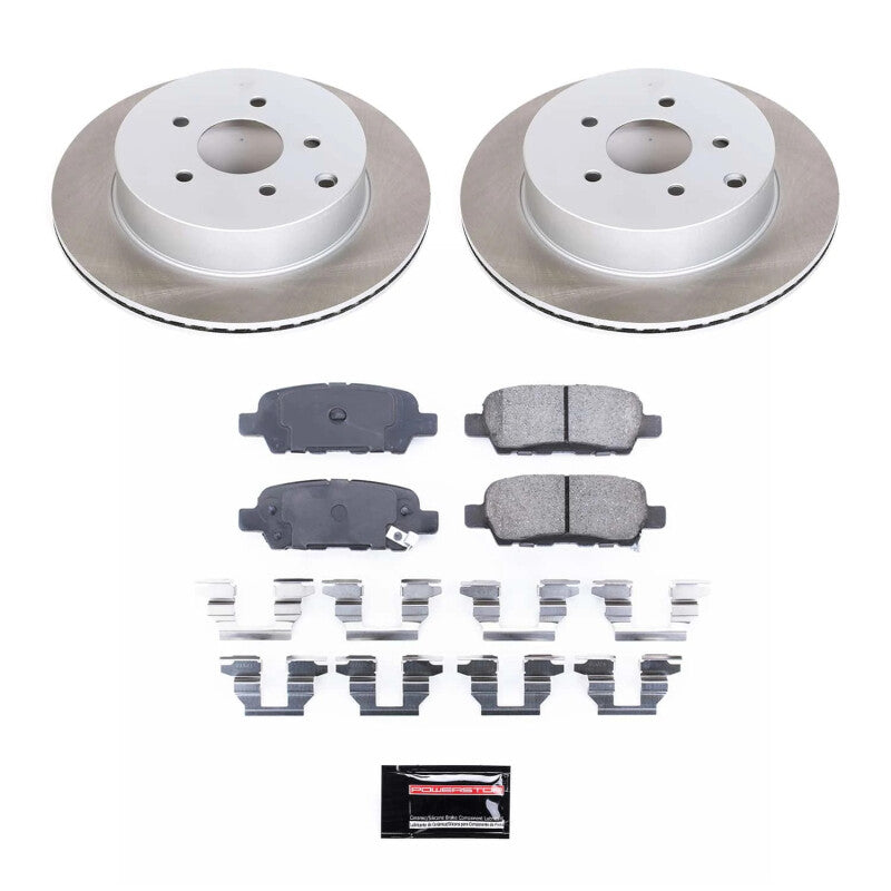 PowerStop Power Stop 11-17 Nissan Quest Rear Semi-Coated Rotor Kit