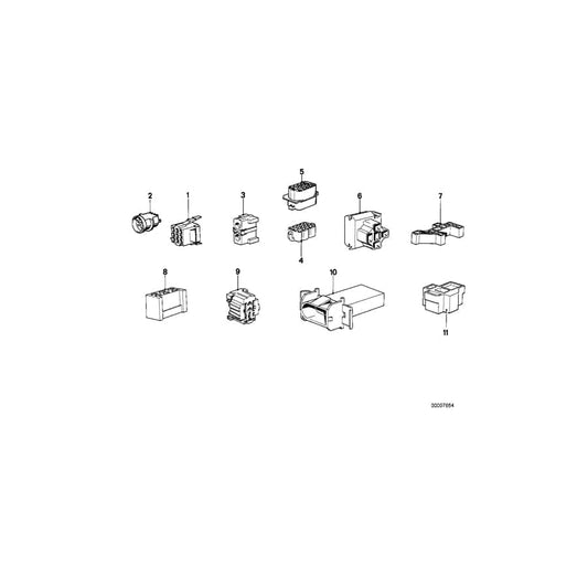 Genuine BMW 61131352234 E21 E24 E23 Plug Terminal For Head Light (Inc. 732i, 520i & R60/5)
