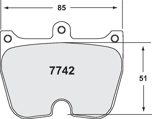 PFC 7742.03.20.44 BRAKE PADS RACE 03 CMPD 20MM BREMBO 8-PISTON
