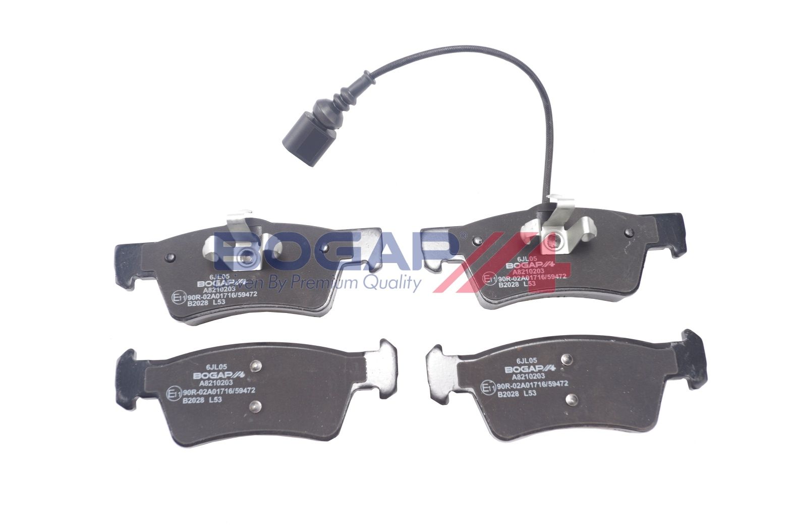 BOGAP A8210203 Brake Pad Set, Disc Brake | ML Performance Car Parts