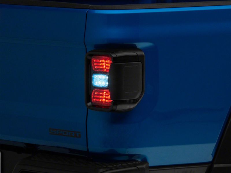 Raxiom 20-23 Jeep Gladiator JT w/ Factory Halogen LED Tail Lights- Black Housing (Smoked Lens)
