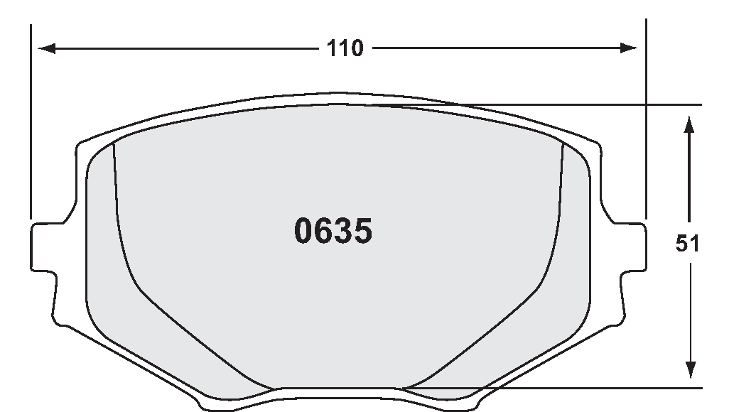 PFC 0635.97.13.44 BRAKE PADS RACE 97 CMPD 13MM FRONT MAZDA MX5 1994-05 ROADSTER