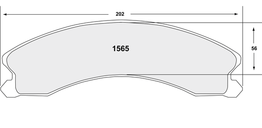 PFC 1565.23 BRAKE PADS Z-RATED CARBON METALLIC