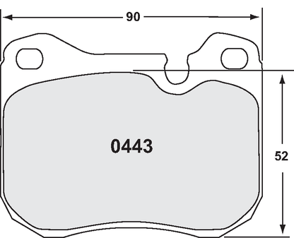 PFC 0443.11.18.44 BRAKE PADS RACE 11 CMPD 18MM