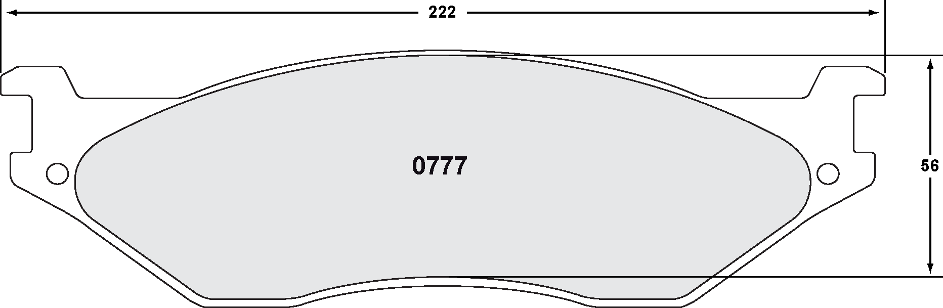 PFC 0777.10 BRAKE PADS Z-RATED FORD F450/F550