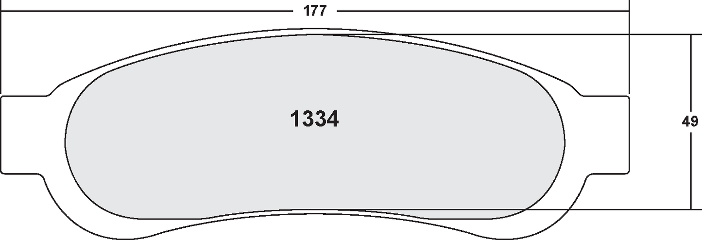 PFC 1334.10 BRAKE PADS Z-RATED