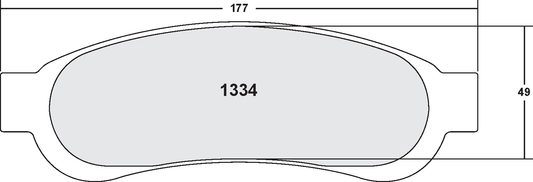 PFC 1334.10 BRAKE PADS Z-RATED