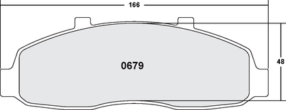 PFC 0679.22 BRAKE PADS Z-RATED CARBON METALLIC