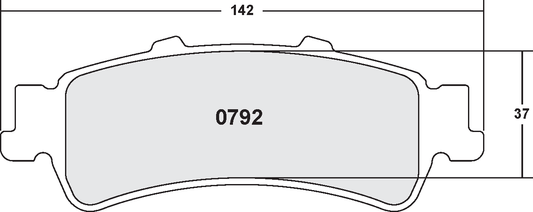 PFC 0792.22 FRONT BRAKE PADS CHEVROLET SILVERADO 1500 (1999-2000)