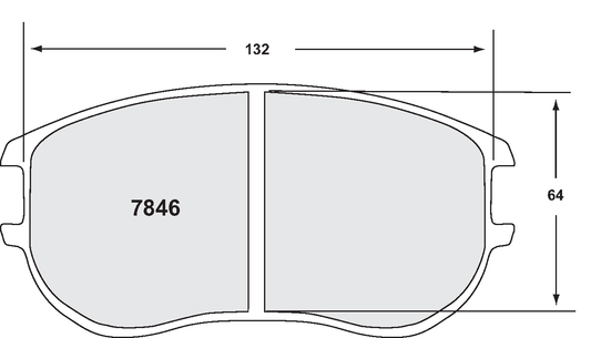 PFC 7846.13.29.34 BRAKE PADS RACE 13 CMPD 29MM ZR36