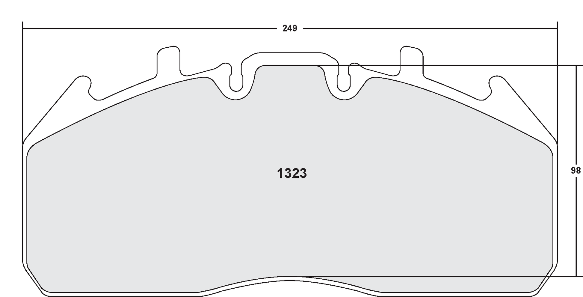 PFC 1323.12 BRAKE PADS Z-RATED ANTI-CORROSION