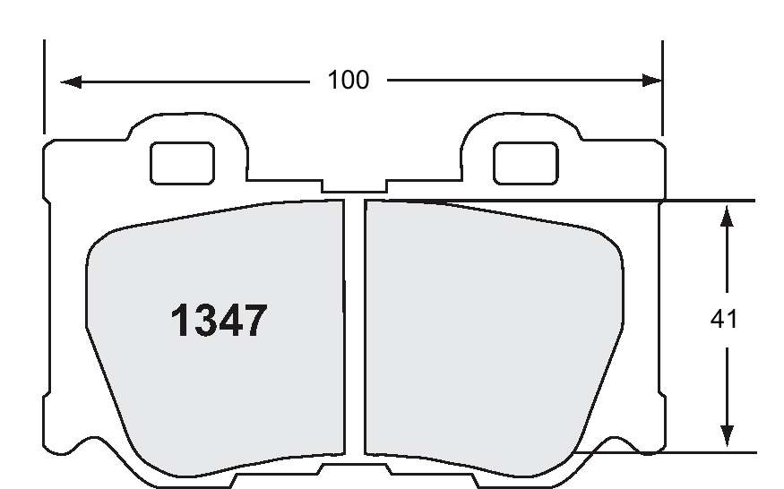 PFC 1347.22 BRAKE PADS Z-RATED CARBON METALLIC REAR NISSAN 370Z 2009