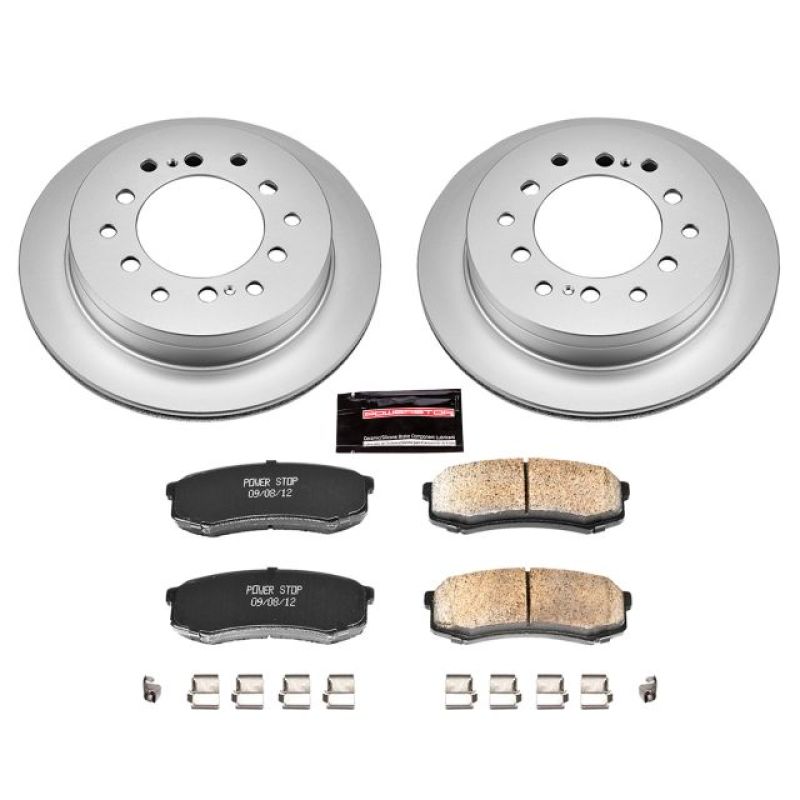 PowerStop Power Stop 03-09 Lexus GX470 Rear Z17 Evolution Geomet Coated Brake Kit