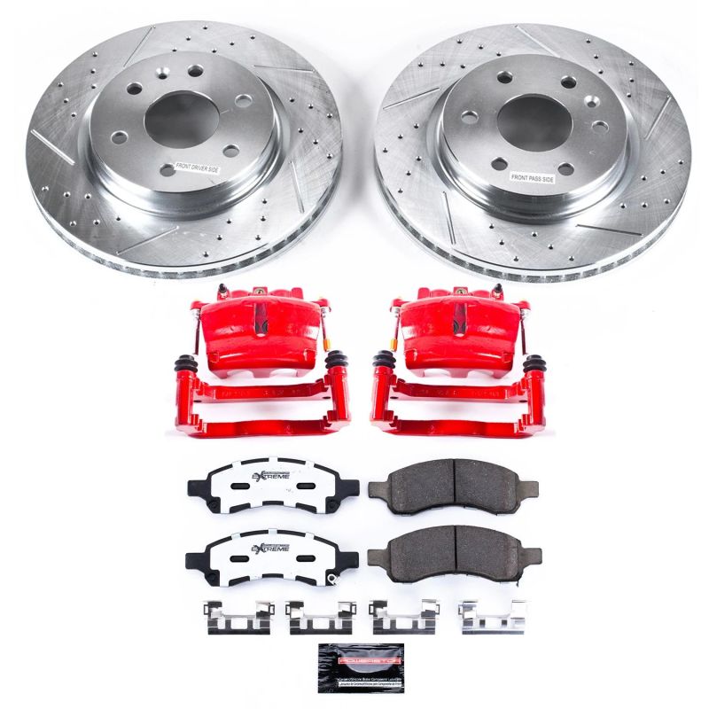PowerStop Power Stop 07-10 Saturn Outlook Front Z36 Truck & Tow Kit w/Cals