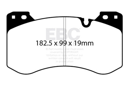 EBC 2021+ BMW M3 G80 3.0TT Redstuff Front Brake Pads
