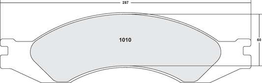 PFC 1010.10 FRONT BRAKE PADS CHEVROLET C4500 03-05