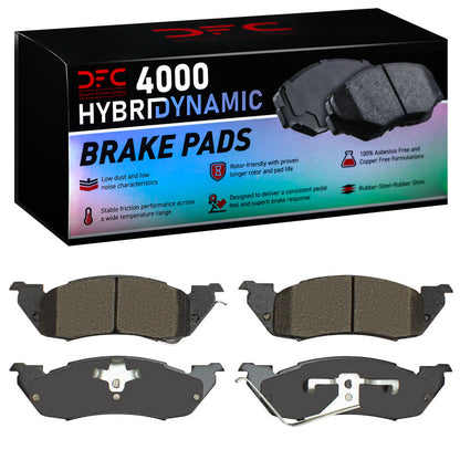 DFC 91-98 Dodge Dakota RWD Front 4000 Hybridynamic Brake Pads