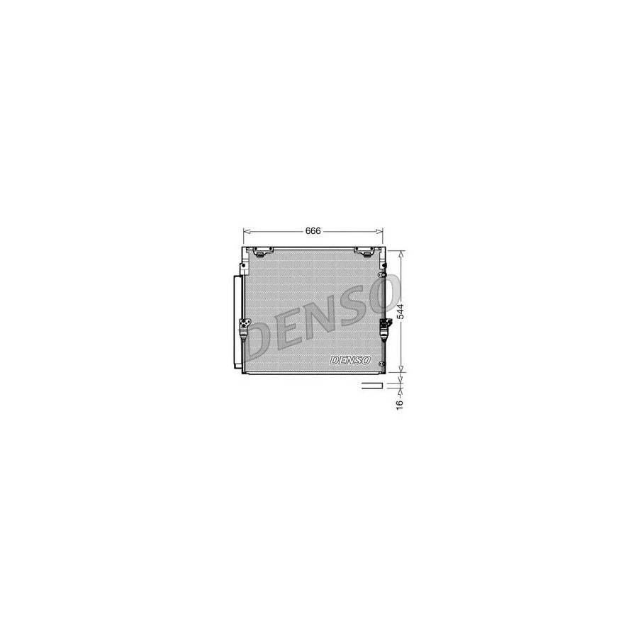 DENSO DCN50036 Air Conditioning Condenser for Toyota Land Cruiser 200 (J200)