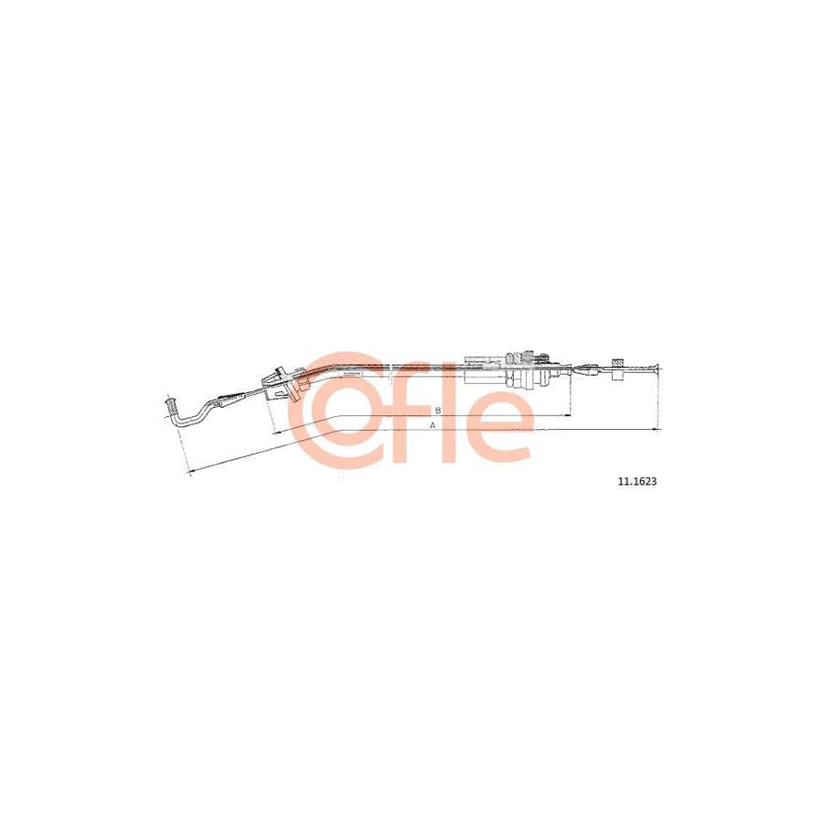COFLE 11.1623 Throttle Cable for BMW 3 Saloon (E30)