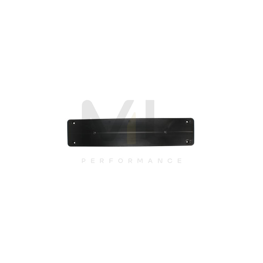 BLIC 6509-01-3527925P Number plate holder suitable for MERCEDES-BENZ E-Class Front, Black, frameless