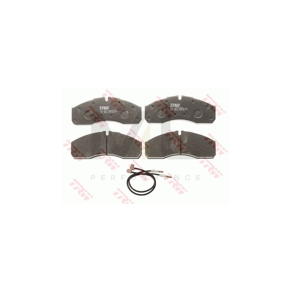 TRW Cotec Gdb1610 Brake Pad Set Incl. Wear Warning Contact, With Brake Caliper Screws, With Accessories
