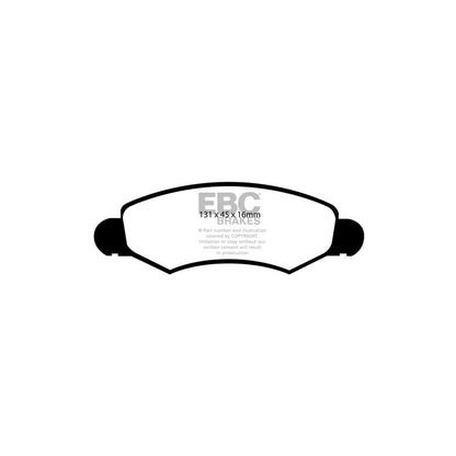 EBC DP1598 Subaru Suzuki Ultimax Front Brake Pads (Inc. Justy G3X, Ignis, Wagon-R) 2 | ML Performance UK Car Parts