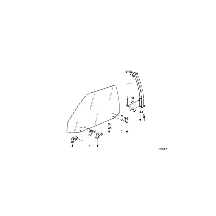 Genuine BMW 51331888040 E24 E31 Base (Inc. M635CSi, 840i & M6)