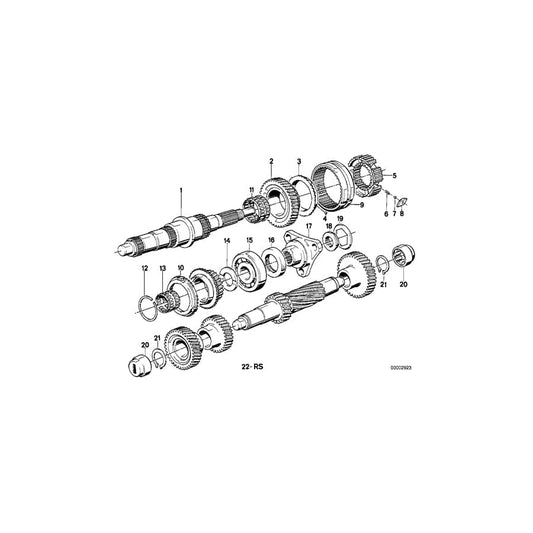 Genuine BMW 23221224547 E34 E28 E30 Needle Cage 30X34X26,8 (Inc. 316i, 518i & 316)