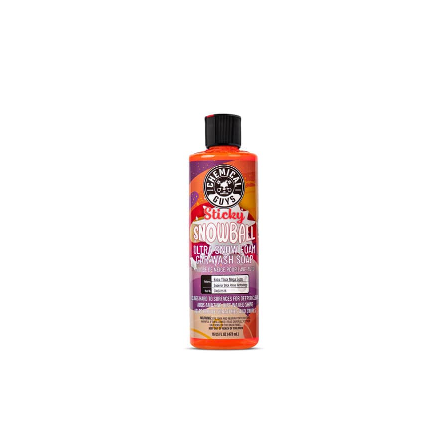 Chemical Guys Sticky Snowball Ultra Snow Foam Car Wash 16 oz