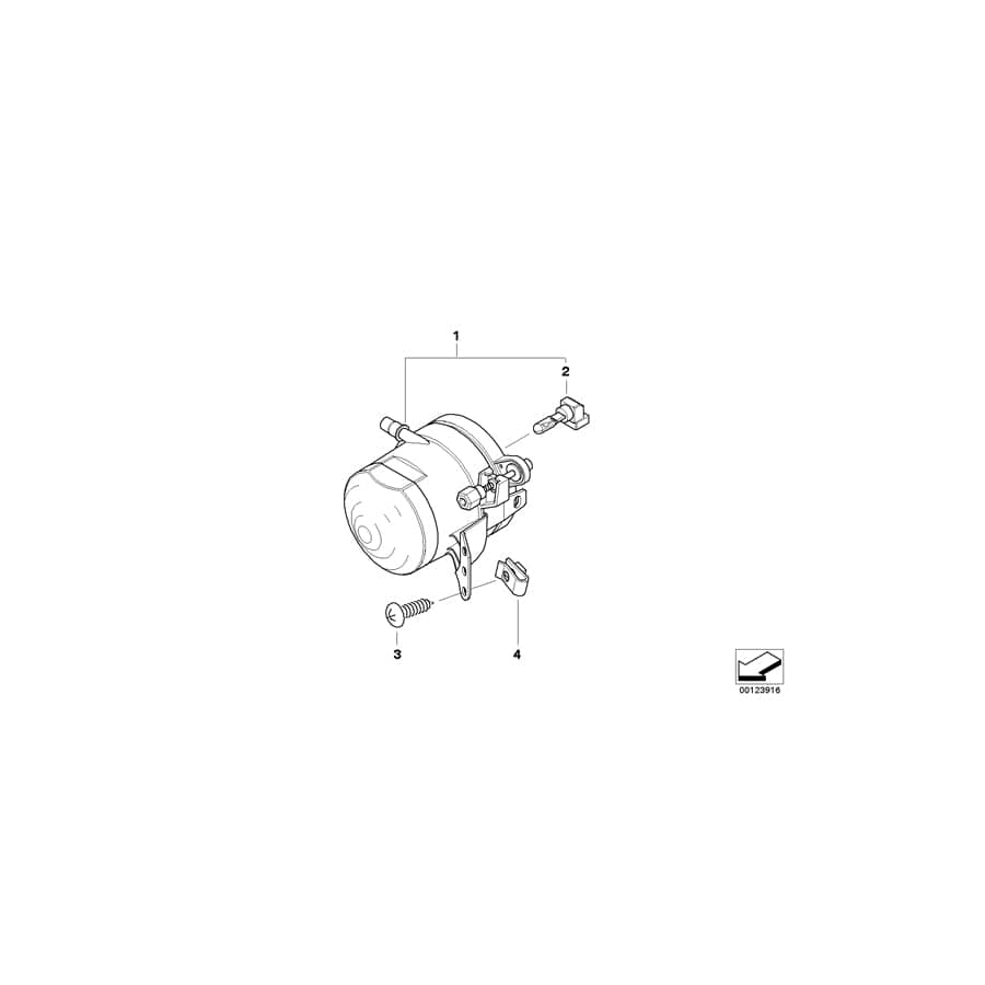 Genuine BMW 07149156623 E66 E67 E64 Screw ST 4.8X13 (Inc. 630i)