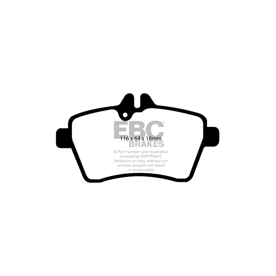 EBC PD11KF565 Mercedes-Benz W169 Greenstuff Front Brake Pad & GD Disc Kit 2 | ML Performance UK Car Parts