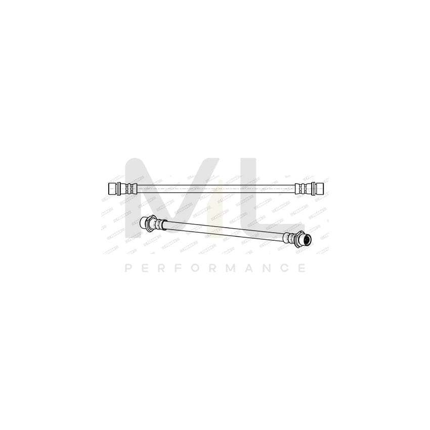 Ferodo FHY2701 Brake Hose for Toyota Yaris II Hatchback (Xp9) 285Mm, F 10X1