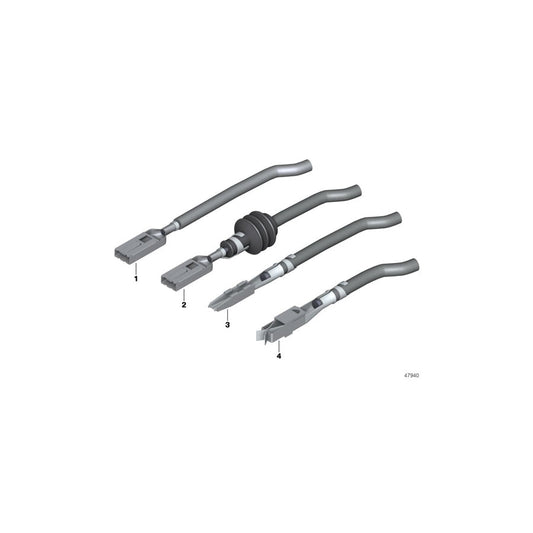 Genuine BMW Mini 12520007253 E87 E92 RR31 Blade Terminal Contact Mdk4 2.8 W. Wire 2,5 mm²/SN (Inc. 330dX)