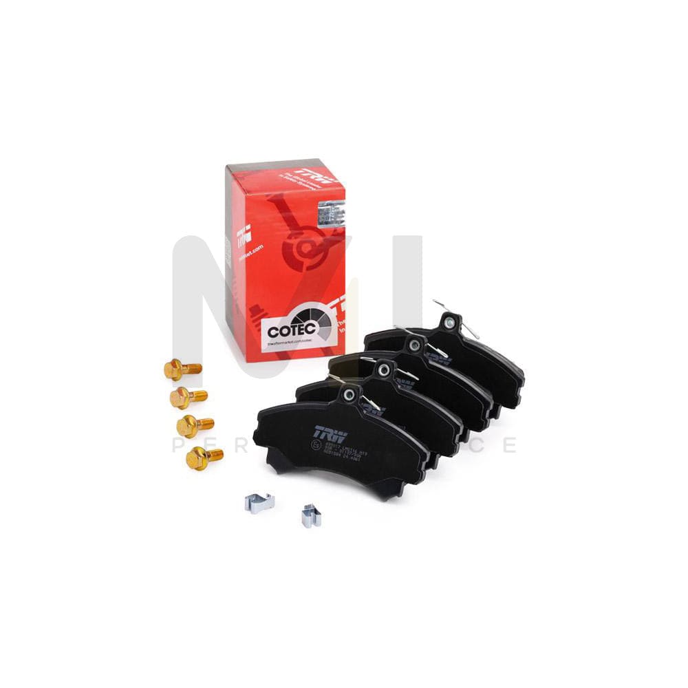TRW Cotec Gdb1584 Brake Pad Set With Acoustic Wear Warning, With Accessories