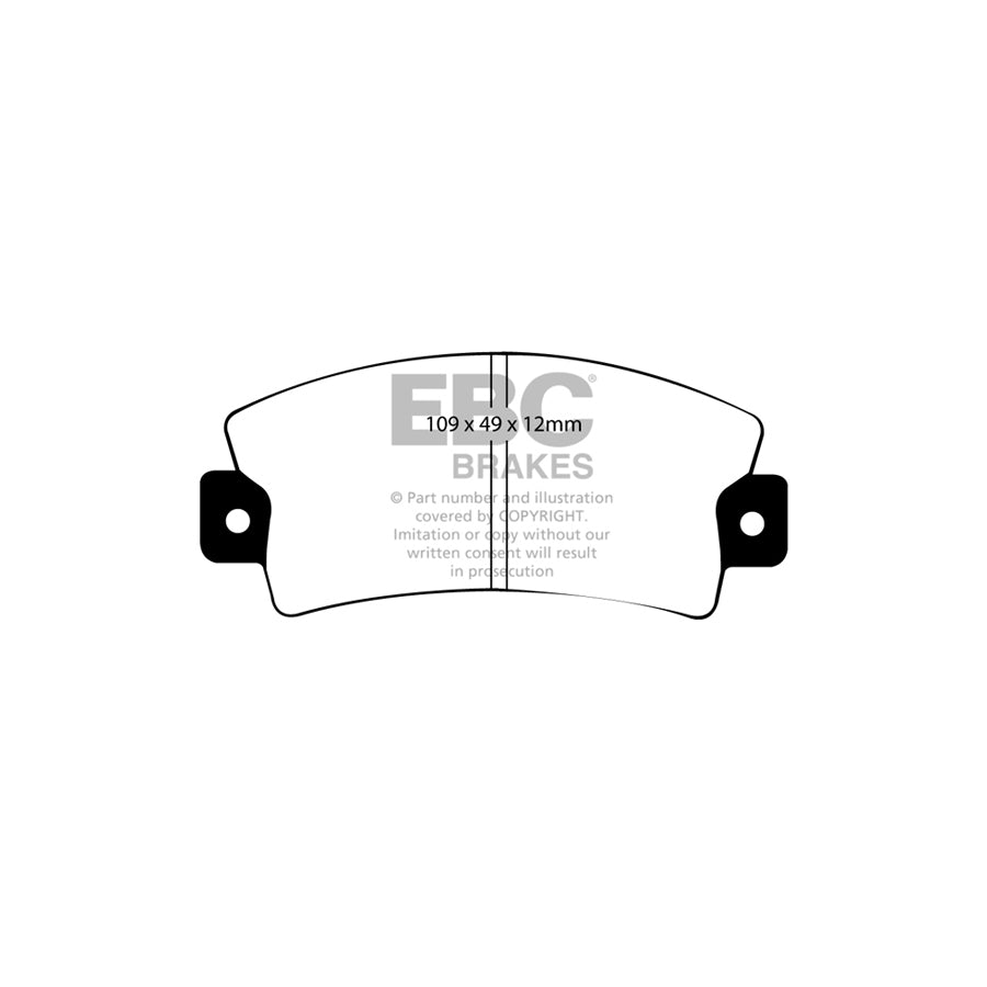 EBC DP151 Fiat 130 Ultimax Rear Brake Pads 2 | ML Performance UK Car Parts