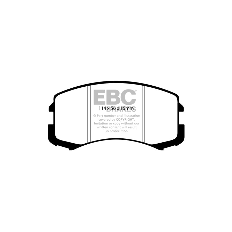 EBC DP1678 Mitsubishi Lancer Ultimax Front Brake Pads 2 | ML Performance UK Car Parts