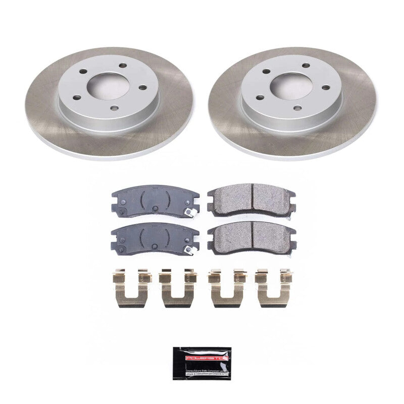 PowerStop Power Stop 00-05 Pontiac Bonneville Rear Semi-Coated Rotor Kit