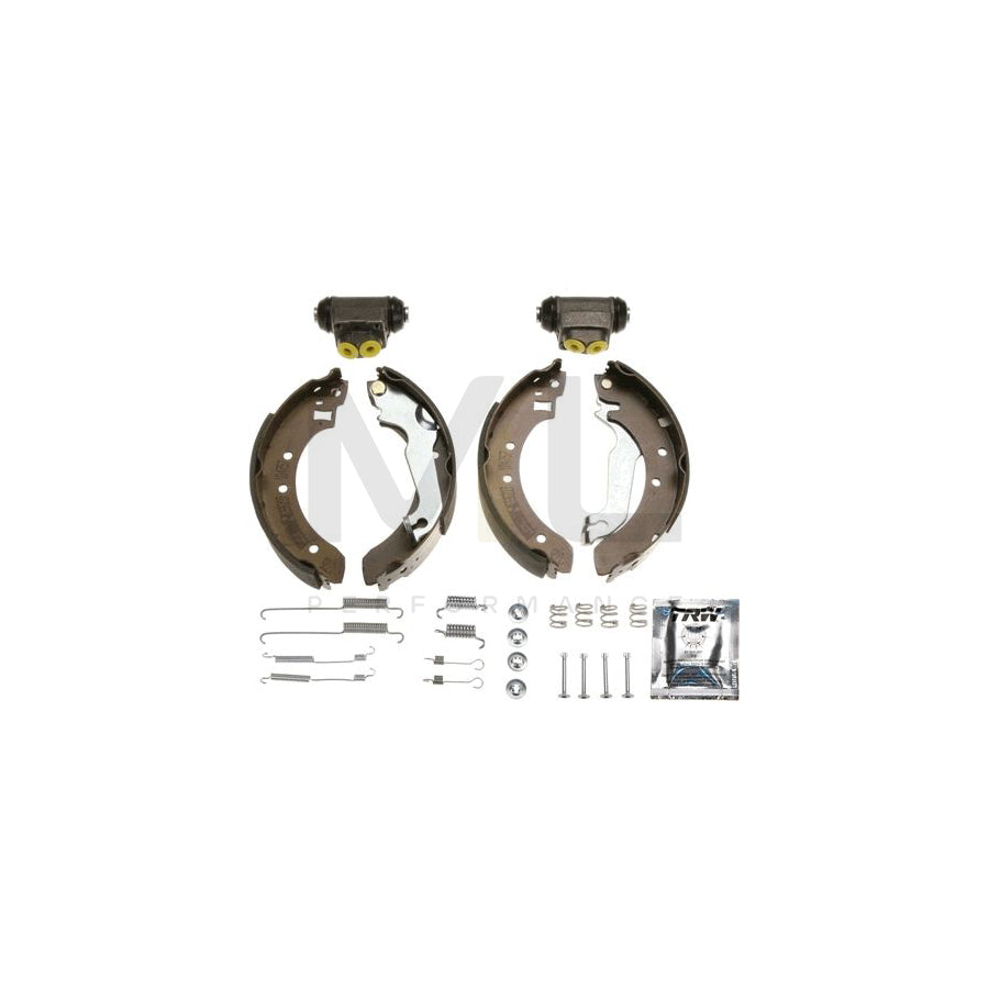 TRW Brake Kit BK1639 Brake Shoe Set with wheel brake cylinder