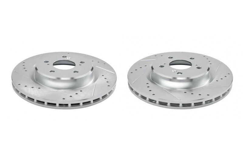 PowerStop Power Stop 21-23 Acura TLX Front Drilled & Slotted Rotor - Pair