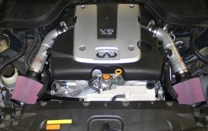 K&N Engineering K&N 07-08 G35 Dual Silver Typhoon Short Ram Intakes