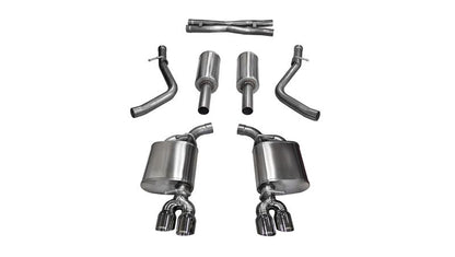 CORSA Performance Corsa 15-16 Dodge Challenger Xtreme Cat-Back Dual Rear Exit with Twin 3.5in Polished Pro-Series Tips