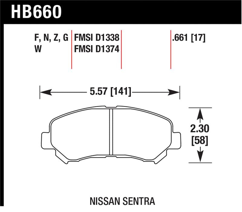 Hawk Performance Hawk LTS Street Brake Pads