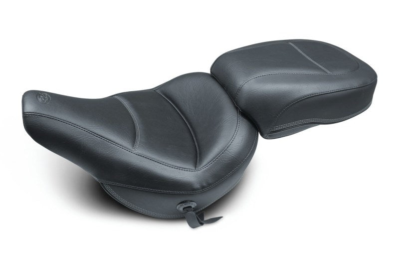 Mustang Motorcycle Mustang 18-21 Harley Heritage Classic & Deluxe Standard Touring Solo Seat - Black