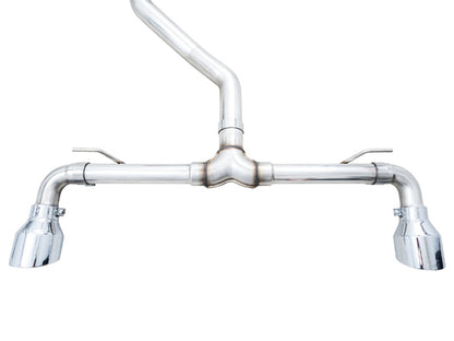 AWE Tuning 2022 VW GTI MK8 Touring Edition Exhaust - Chrome Silver Tips