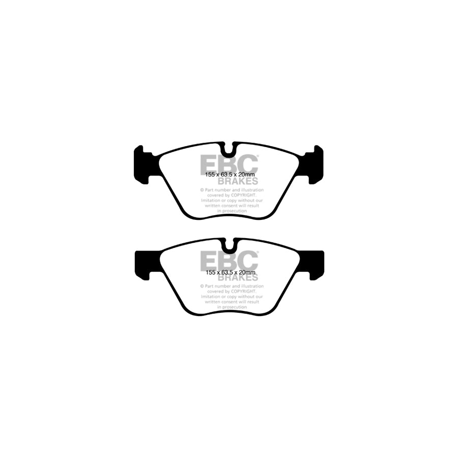 EBC DP1600 BMW E81 E87 E88 Ultimax Front Brake Pads - ATE Caliper 2 | ML Performance UK Car Parts