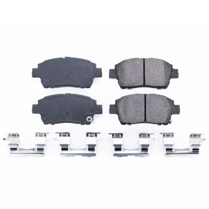 PowerStop Power Stop 12-15 Scion iQ Front Z17 Evolution Ceramic Brake Pads w/Hardware