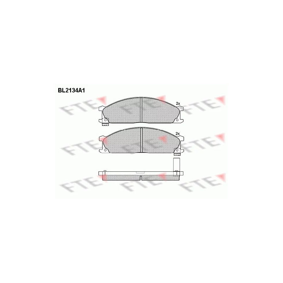 FTE Bl2134A1 Brake Pad Set for Subaru Svx (CX)