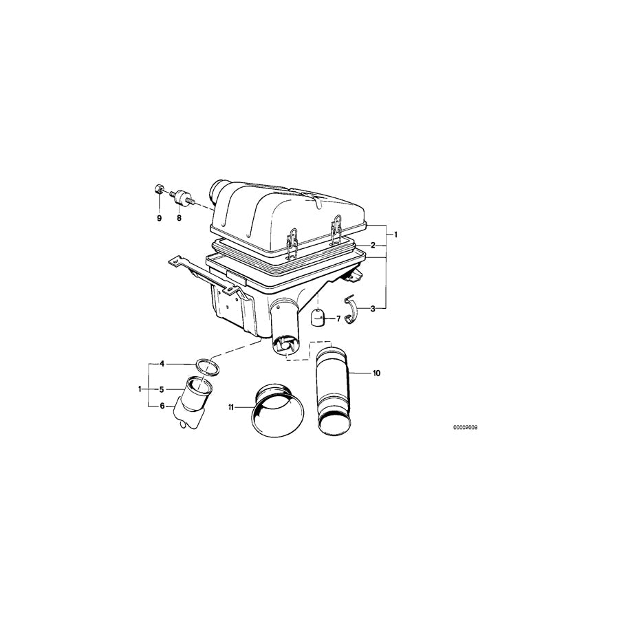 Genuine BMW 13711714472 E24 Rubber Mounting (Inc. 635CSi)