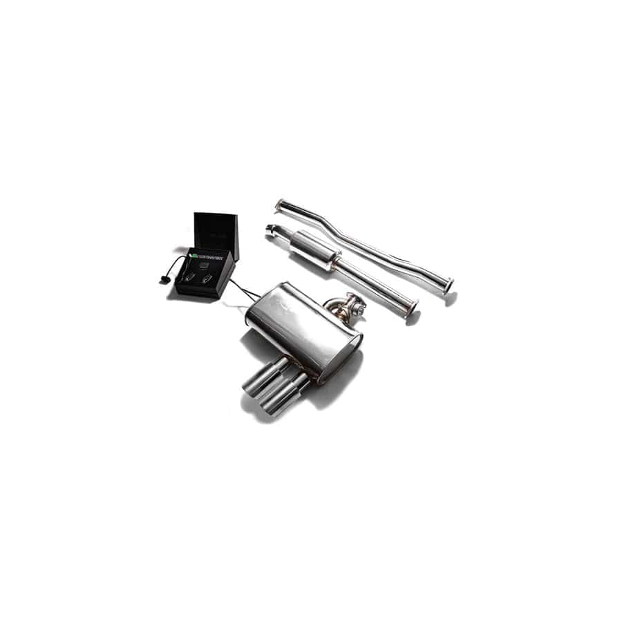 Armytrix MNF6V-DS11C Valvetronic Exhaust System Mini Cooper S F56 | F57 2014-2020 with  Dual Chrome 3.5"