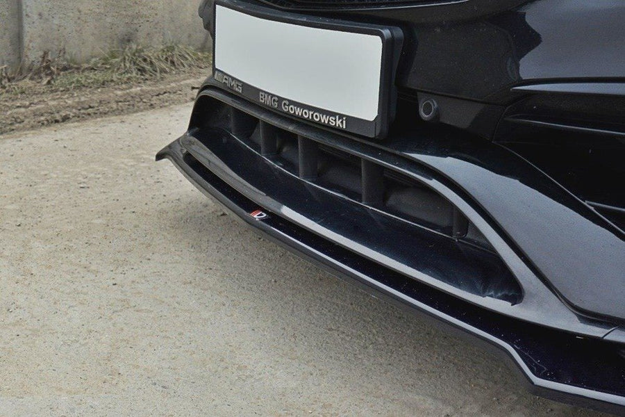 Maxton Design Mercedes Benz CLA 45 AMG C117 (Facelift) Front Splitter V.2
